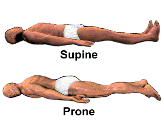 Supine position Cut Out Stock Images & Pictures - Alamy
